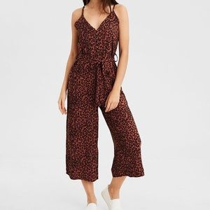 AEO leopard jumpsuit